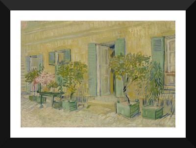 

Tallenge - Van Gogh - Exterior of a Restaurant in Asnières - Framed A3 Size Poster Paper Print(17 inch X 12 inch, Framed)