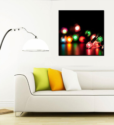 

Tallenge Christmas Collection - Christmas Light Decoration - Gallery Wrap Canvas Art(15 inch X 15 inch, Stretched)