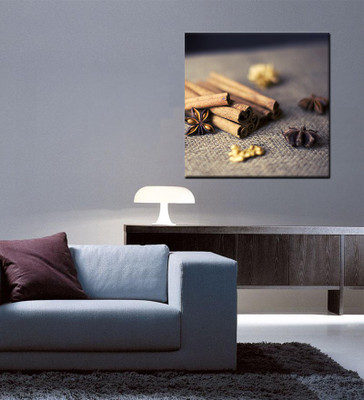 

Tallenge Christmas Collection - Cinnamon And Stars - Gallery Wrap Canvas Art(15 inch X 15 inch, Stretched)