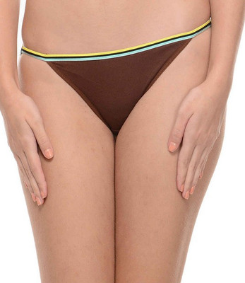 

Ploomz Fashion Women Bikini Brown Panty(Pack of 1