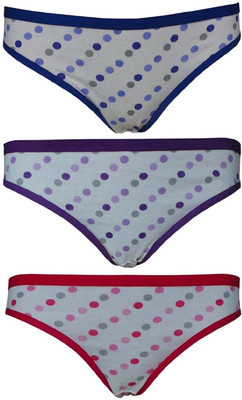 

Lure Wear Women's Hipster Red, Purple, Blue Panty(Pack of 3), Multicolor