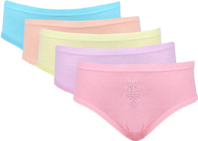 VAISHMA Plain-5M Women Hipster Multicolor Panty(Pack of 5)