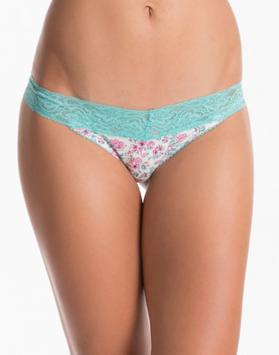

PrettySecrets Women's Thong Pink, Blue Panty(Pack of 1)