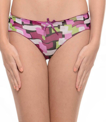 

Ploomz Fashion Women Hipster Multicolor Panty(Pack of 1, Purle multi