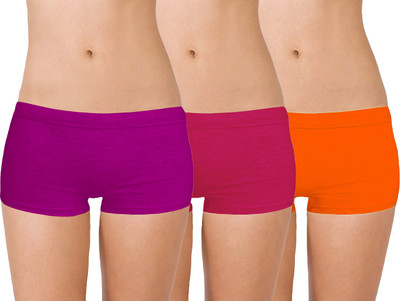 Selfcare Women Boy Short Multicolor Panty(Pack of 2)