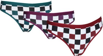 

Lure Wear Women Hipster Blue, Purple, Red Panty(Pack of 3, Multicolour