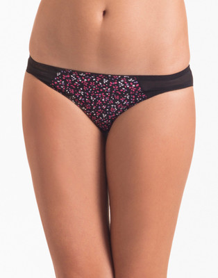 

PrettySecrets Women's Bikini Multicolor Panty(Pack of 1), Black