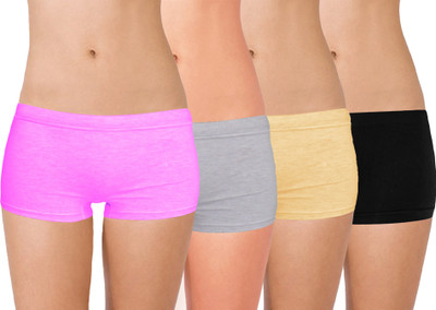 

Selfcare Panty For Girls(Multicolor, Pack of 4, Pink;grey;skin;black