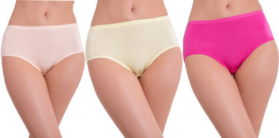 PAVVOIN Women Hipster Multicolor Panty(Pack of 3) PAVVOIN Women Hipster Multicolor Panty(Pack of 3)