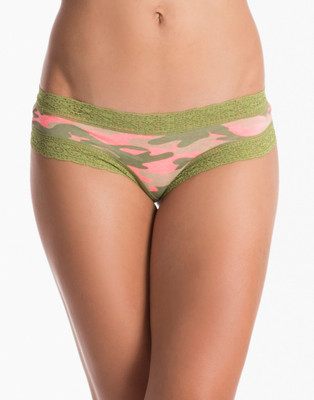 

PrettySecrets Women's Hipster Pink, Green Panty(Pack of 1)