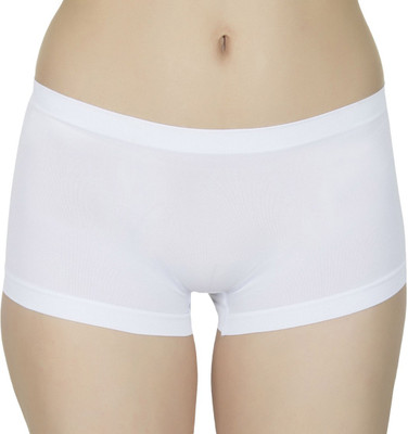 GOLDDUST Women Boy Short White Panty(Pack of 1)