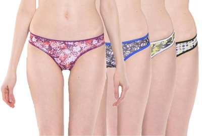 

Kotty Women Hipster Multicolor Panty(Pack of 4, Assorted colors