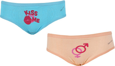 

Soft&Smooth Lbuor Women Hipster Blue, Orange Panty(Pack of 2