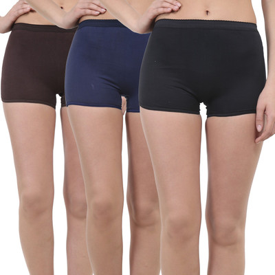 

Lure Wear Women's Boy Short Multicolor Panty(Pack of 3)