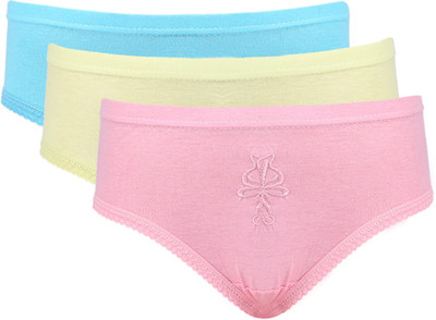

Vaishma Plain-3M Women's Hipster Multicolor Panty(Pack of 3)