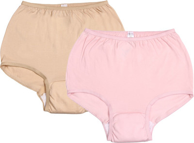 

Ever Sures Reusable Medium Incontinence Women Hipster Pink, Beige Panty(Pack of 2, Beige;pink