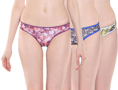 

Kotty Women Hipster Multicolor Panty(Pack of 3, Assorted colors