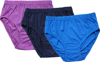

Kothari Women's Hipster Multicolor Panty(Pack of 3), R.blue-black-pink