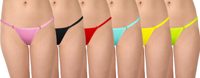 Selfcare Women Thong Multicolor Panty(Pack of 5) Selfcare Women Thong Multicolor Panty(Pack of 5)