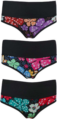 

Lure Wear Women Hipster Multicolor Panty(Pack of 3, Multicolour