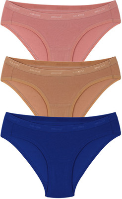 

Amante Women Hipster Dark Blue, Brown, Beige Panty(Pack of 3, Beige;brown;dark blue
