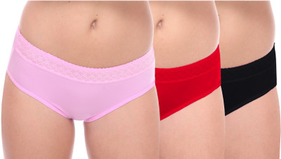 

Selfcare Set Of 3 Women Hipster Multicolor Panty(Pack of 3