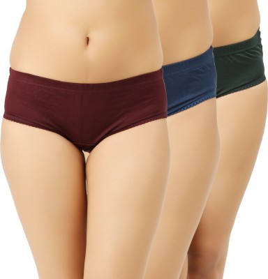 

Vaishma Women's Hipster Multicolor Panty(Pack of 3)