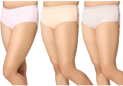 

Eazy Women Hipster Multicolor Panty(Pack of 3, Peach;pink;skin