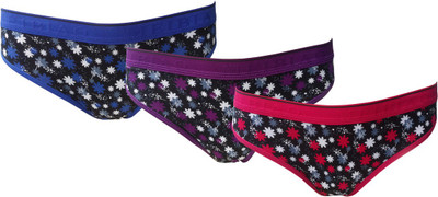 

Lure Wear COM03 Women Hipster Multicolor Panty(Pack of 3