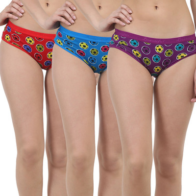 

Lure Wear Women Hipster Multicolor Panty(Pack of 3