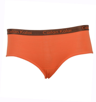 Orange calvin klein underwear women's top