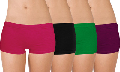 

Selfcare Panty For Girls(Multicolor, Pack of 4, Rani;black;green;purple