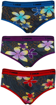 

Lure Wear Women Hipster Blue, Purple, Red Panty(Pack of 3, Multicolour