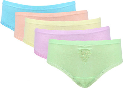 

Vaishma Plain-5ML Women Hipster Multicolor Panty(Pack of 5