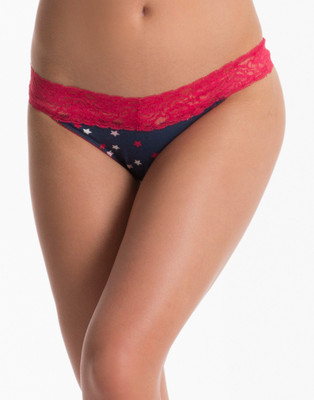 

PrettySecrets Women Thong Blue, Red Panty(Pack of 1, Navy