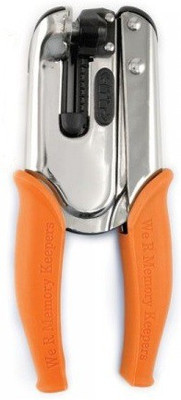 

The Craftshop Power Punch Plastic Grip Hand-held Paper Cutter(Set Of 1, Orange)