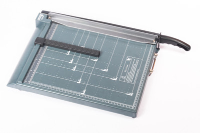 

Chrome Tool Plastic Grip Guillotine Paper Cutter(Set Of 1, Grey)
