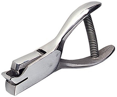

lucky plastic - Metal Grip Corner Paper Cutter(Set Of 1, Sliver)