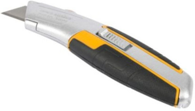 

Jcb Retractable Knife Metal Grip Corner Paper Cutter(Set Of 1, Silver)