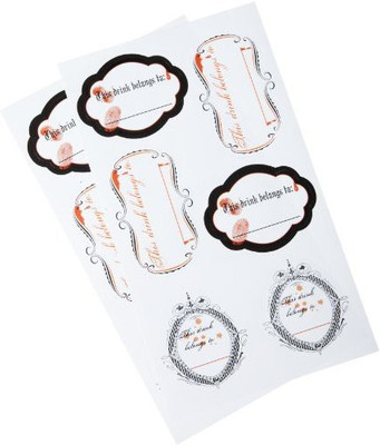 

Wilton Vampire Theme Cup Labels Non-adhesive Paper Label(Multicolr)