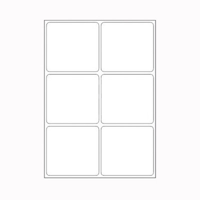 

Desmat A4ST6-100S Self-adhesive Paper Label(White)