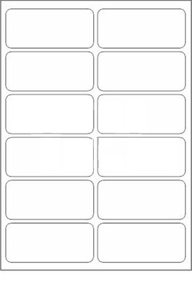 

Novajet 12 A4 Size Sticker Paper Self-adhesive Paper Label(White)