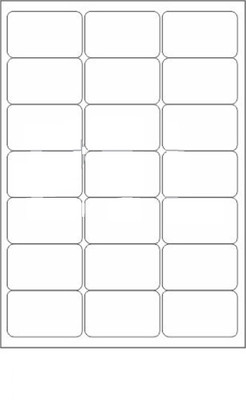 

Novajet 21 A4 Size Sticker Paper Self-adhesive Paper Label(White)