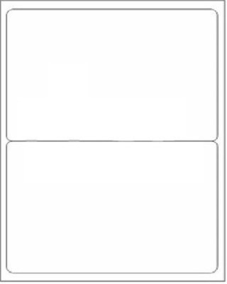 

R R Enterprises 2- A4 Size Self Adhesive Paper Label(White)