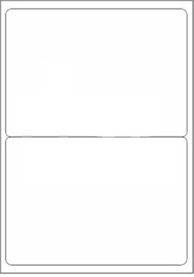 

RR Enterprises 2 A4 Size Sticker Self Adhesive Paper Label(White)