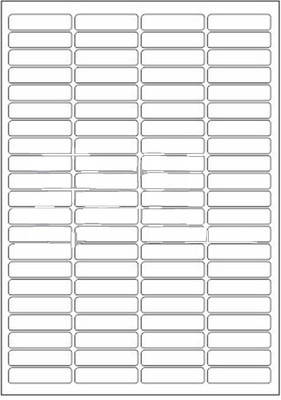 

Novajet 84 A4 Size Sticker Paper Self-adhesive Paper Label(White)