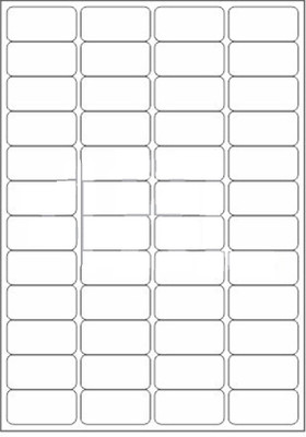 

Novajet 48 A4 Size Sticker Paper Self-adhesive Paper Label(White)