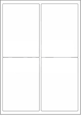 

Novajet 4 A4 Size Sticker Paper Self-adhesive Paper Label(White)