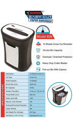 

Kores 826 Paper Trimmer(10)