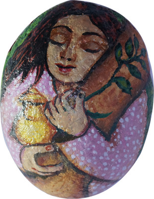 64% OFF on R S Jewels Rock-Star Stone Paper Weights(Set Of 1, Multicolor)